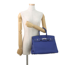 Load image into Gallery viewer, HERMES Birkin candy Blue Electric/Mykonos Epsom Size 35
