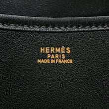 Load image into Gallery viewer, HERMES Duffle Shoulder Bag Green Box Calf Leather
