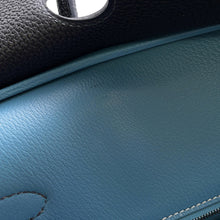 将图像加载到图库查看器中，HERMES Birkin Blue Indigo/Blue Jean Togo Leather Size 30
