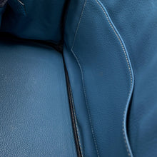 将图像加载到图库查看器中，HERMES Birkin Blue Indigo/Blue Jean Togo Leather Size 30
