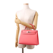 将图像加载到图库查看器中，HERMES Kelly Sellier Rose Azalee Epsom Size 28
