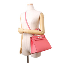 将图像加载到图库查看器中，HERMES Kelly Sellier Rose Azalee Epsom Size 28
