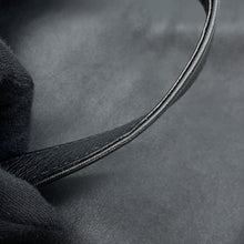 将图像加载到图库查看器中，BALENCIAGA Logo Shopper Tote Black541842 Leather
