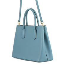 Load image into Gallery viewer, PRADA Saffiano Leather Cuir Tote Bag BlueBN2775 Leather
