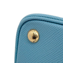 Load image into Gallery viewer, PRADA Saffiano Leather Cuir Tote Bag BlueBN2775 Leather
