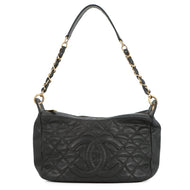 CHANEL Matelasse Shoulder Bag BlackA20993 Caviar Leather