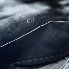 Load image into Gallery viewer, CHANEL Matelasse CC Logo ChainShoulder Bag Black Satin
