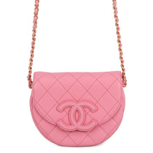 将图像加载到图库查看器中，CHANEL CC Logo Shoulder Bag PinkAS3867 Caviar Leather
