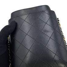 Load image into Gallery viewer, CHANEL Matelasse Chain Phone Case BlackA94471 Lambskin
