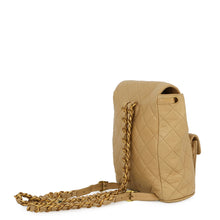 Load image into Gallery viewer, CHANEL Matelasse Backpack BeigeA10177 Lambskin
