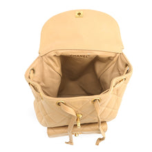 Load image into Gallery viewer, CHANEL Matelasse Backpack BeigeA10177 Lambskin
