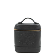 CHANEL Vertical vanity BlackA01998 Caviar Leather