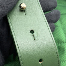 将图像加载到图库查看器中，CHANEL CC Logo Backpack Green Nylon
