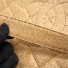 将图像加载到图库查看器中，CHANEL GSTTote Bag BeigeA50995 Caviar Leather
