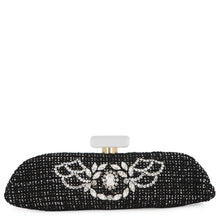 Load image into Gallery viewer, CHANEL Crystal Party Bag Black Tweed

