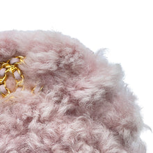 将图像加载到图库查看器中，CHANEL CHANEL19 Round ChainShoulder Bag PinkAP0945 Fur Lambskin
