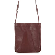 HERMES Tudu Shoulder Bag Bordeaux Leather