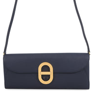HERMES Chaine d'Ancre Too Go Blue Indigo Epsom