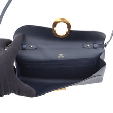 将图像加载到图库查看器中，HERMES Chaine d'Ancre Too Go Blue Indigo Epsom

