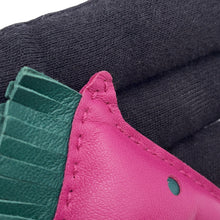 Load image into Gallery viewer, HERMES Rodeo Rose Purple/Blue Electric/Malachite Lambskin Size MM
