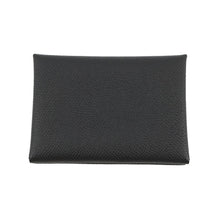 将图像加载到图库查看器中，HERMES Calvi Duo Black Epsom
