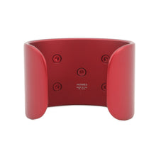 将图像加载到图库查看器中，HERMES Coryedosian Bangle Size S Red SunsetAluminium
