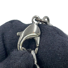 将图像加载到图库查看器中，CHANEL CC Logo ChainBracelet Black/Silver Metal Velvet Rhinestone Faux Pearl
