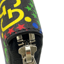 Load image into Gallery viewer, GUCCI GG Psychedelic Zip-Around Wallet Black/Multicolor601079 GG psychedelic
