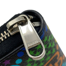 Load image into Gallery viewer, GUCCI GG Psychedelic Zip-Around Wallet Black/Multicolor601079 GG psychedelic
