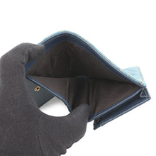 将图像加载到图库查看器中，GUCCI GG Marmont Double G Mini Wallet Blue/Multicolor466492 Denim/Leather
