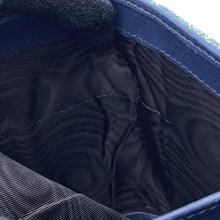 将图像加载到图库查看器中，GUCCI GG Marmont Double G Mini Wallet Blue/Multicolor466492 Denim/Leather
