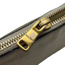 将图像加载到图库查看器中，MIUMIU ChainShoulder Bag White/Gold Leather
