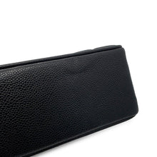 Load image into Gallery viewer, CHANEL Mademoiselle Chain Shoulder Bag Black Caviar Leather Size 30
