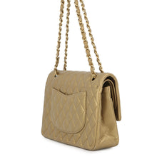 将图像加载到图库查看器中，CHANEL Matelasse Egyptian Bag Charm Chain Shoulder Bag GoldA01112 Lambskin Size 25
