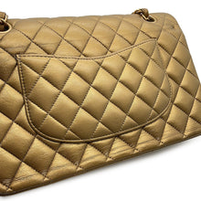 将图像加载到图库查看器中，CHANEL Matelasse Egyptian Bag Charm Chain Shoulder Bag GoldA01112 Lambskin Size 25
