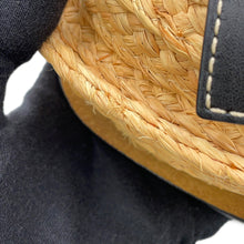Load image into Gallery viewer, LOEWE Gate Shoulder Bag Black/Natural329.13.U62 Raffia Leather Size Mini
