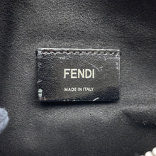 将图像加载到图库查看器中，FENDI Logo Crossbody Bag Black7VA525 AFBF Leather

