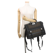 Load image into Gallery viewer, FENDI Peekaboo I See You Gradation Zucca Khaki/Black7VA599 Canvas Leather
