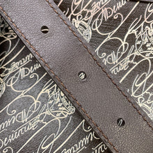 Load image into Gallery viewer, Berluti Musette Toile Marbouf Messenger Bag Brown Leather
