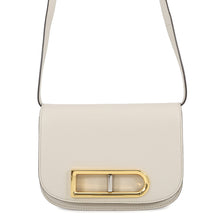 Load image into Gallery viewer, Delvaux Lango Shoulder Bag GrayAA0596BKN040JDG Leather Size Small
