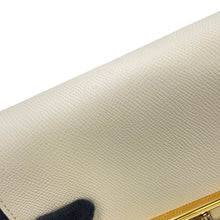 将图像加载到图库查看器中，Delvaux Lango Shoulder Bag GrayAA0596BKN040JDG Leather Size Small
