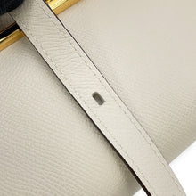 将图像加载到图库查看器中，Delvaux Lango Shoulder Bag GrayAA0596BKN040JDG Leather Size Small
