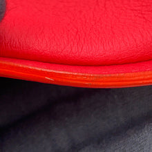 将图像加载到图库查看器中，Delvaux Bread Shoulder Bag Red Leather
