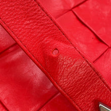 Load image into Gallery viewer, Bottega Veneta Maxi INTRECCIATO Shoulder Bag Red Leather

