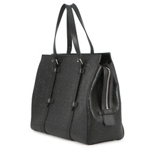 Load image into Gallery viewer, GUCCI GG embossed Tote Bag Black625774 527066 Leather
