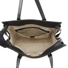 Load image into Gallery viewer, GUCCI GG embossed Tote Bag Black625774 527066 Leather
