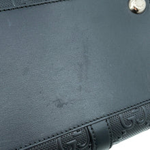 Load image into Gallery viewer, GUCCI GG embossed Tote Bag Black625774 527066 Leather
