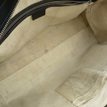 Load image into Gallery viewer, GUCCI GG embossed Tote Bag Black625774 527066 Leather
