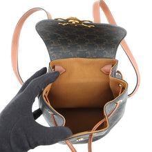 Load image into Gallery viewer, CELINE Bonnie Triomphe Backpack Tan118702CAS 04LU PVC Leather
