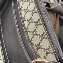 Load image into Gallery viewer, CELINE Macadam boogie bag Black/Gray134022 Canvas Leather
